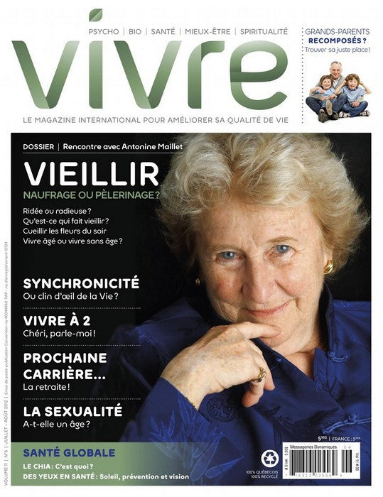 MAGAZINE VIVRE - JUILLET 2012