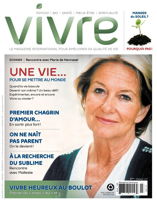 MAGAZINE VIVRE - JANVIER 2013