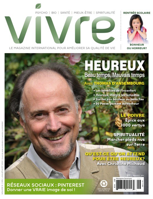 MAGAZINE VIVRE - JUILLET 2014