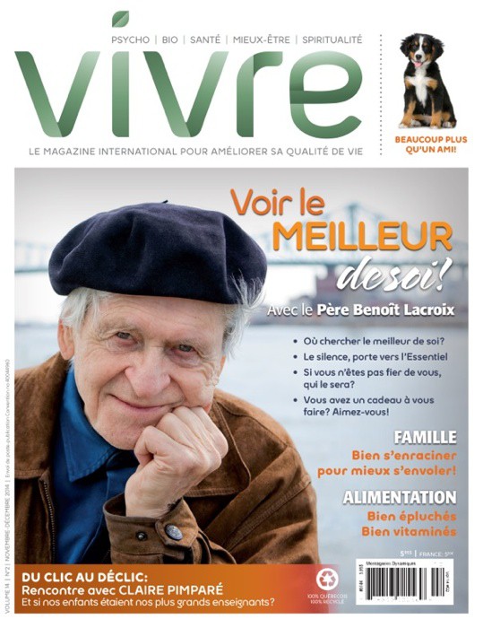 MAGAZINE VIVRE - NOVEMBRE 2014