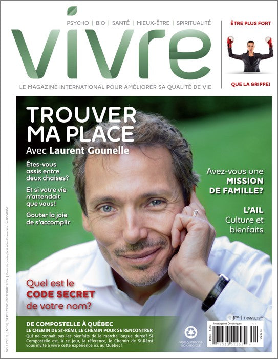 MAGAZINE VIVRE - SEPTEMBRE OCTOBRE 2015