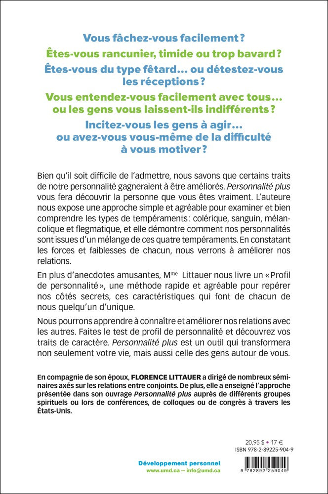 PERSONNALITE PLUS