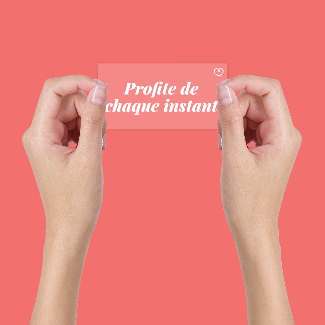 AUTOCOLLANT INSPIRANT STATIQUE PROFITE DE CHAQUE INSTANT