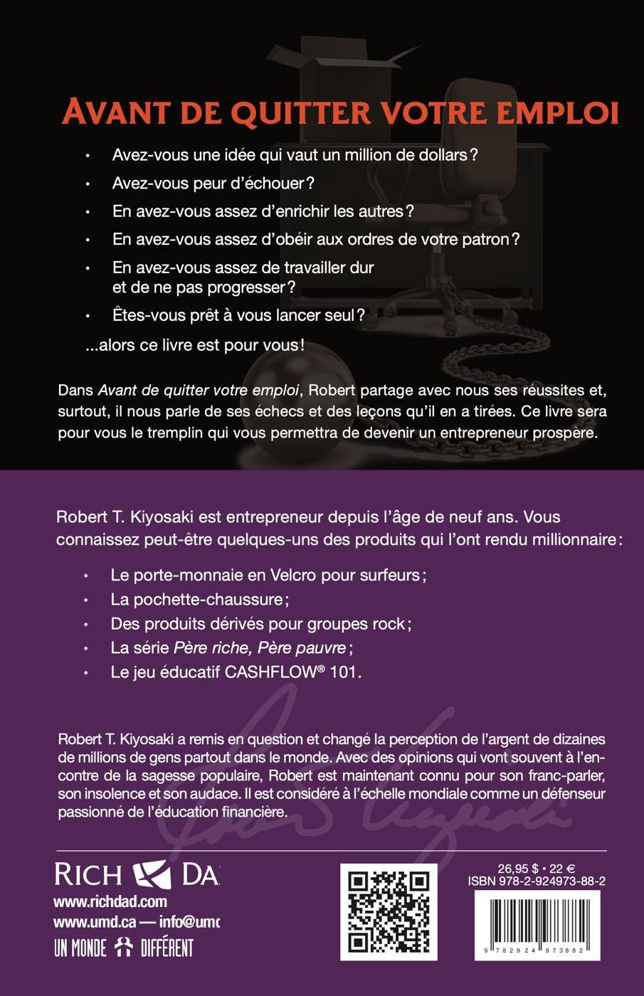 AVANT DE QUITTER VOTRE EMPLOI