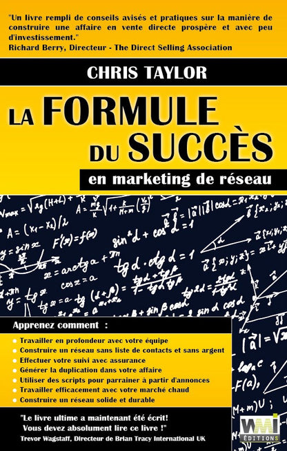 LA FORMULE DU SUCCES EN MARKETING DE RESEAU