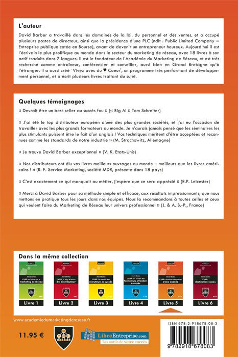 AMR LIVRE 5 - STRUCTURER SON GROUPE AVEC SUCCES