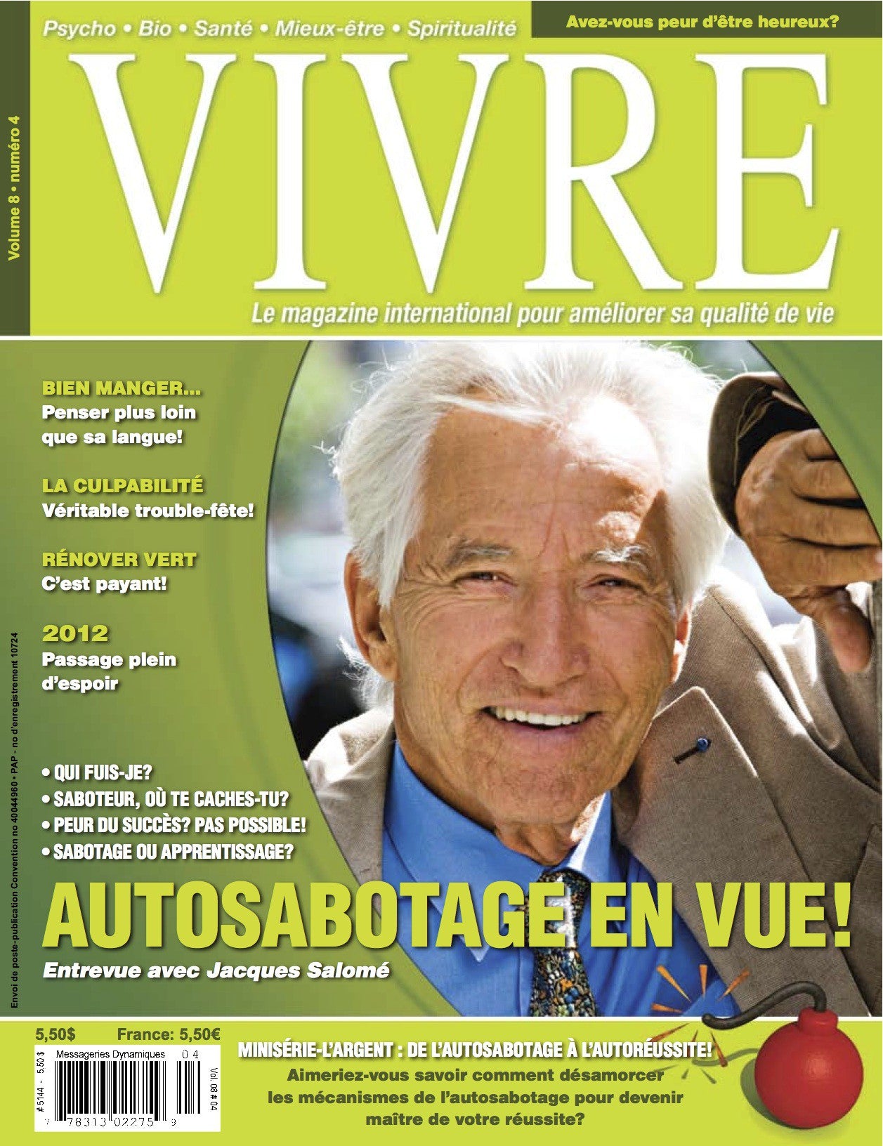 MAGAZINE VIVRE - MARS 2009
