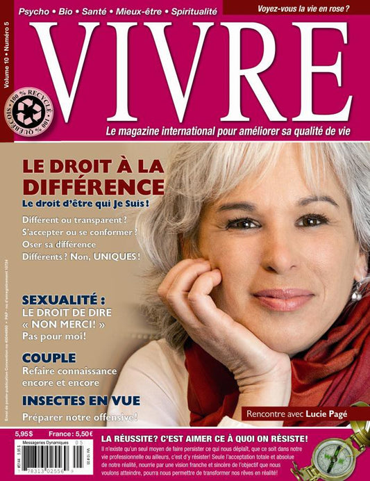 MAGAZINE VIVRE - MAI 2011