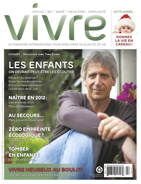 MAGAZINE VIVRE - NOVEMBRE 2012