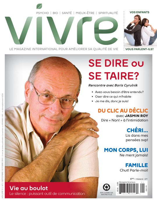 MAGAZINE VIVRE - SEPTEMBRE 2013