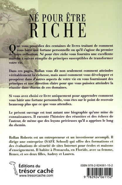 NÉ POUR ÊTRE RICHE