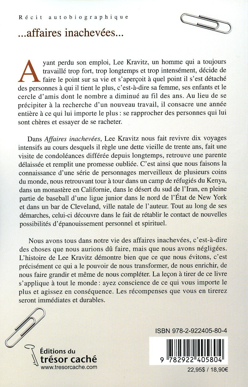 AFFAIRES INACHEVEES...