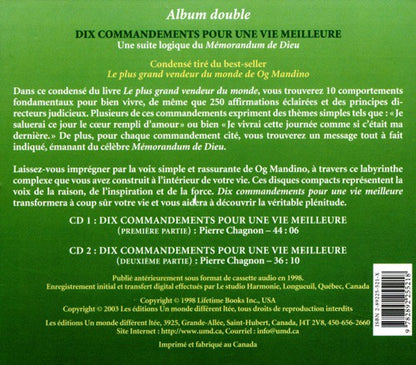 CD - 10 COMMANDEMENTS POUR UNE VIE MEILLEURE