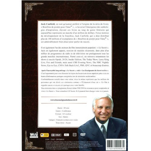 DVD - LES ENSEIGNANTS DU SECRET - VOLUME 2 - JACK CANFIELD + CD AUDIO