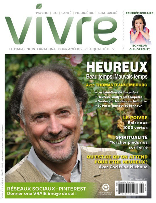 MAGAZINE VIVRE - JUILLET 2014