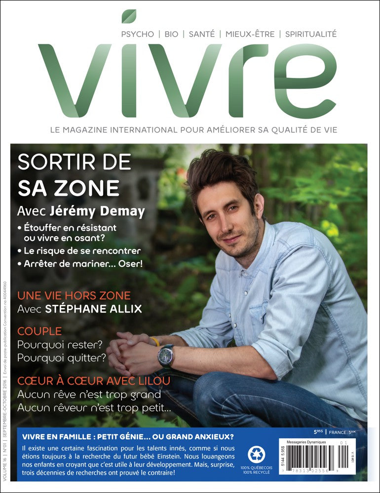 MAGAZINE VIVRE - SEPTEMBRE OCTOBRE 2016