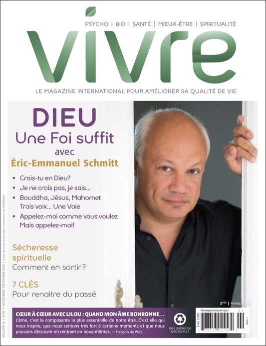MAGAZINE VIVRE - NOVEMBRE DECEMBRE 2016
