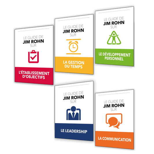 SERIE DES 5 GUIDES DE JIM ROHN