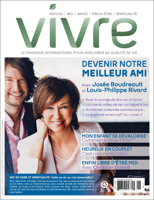 MAGAZINE VIVRE - JUILLET AOUT 2018