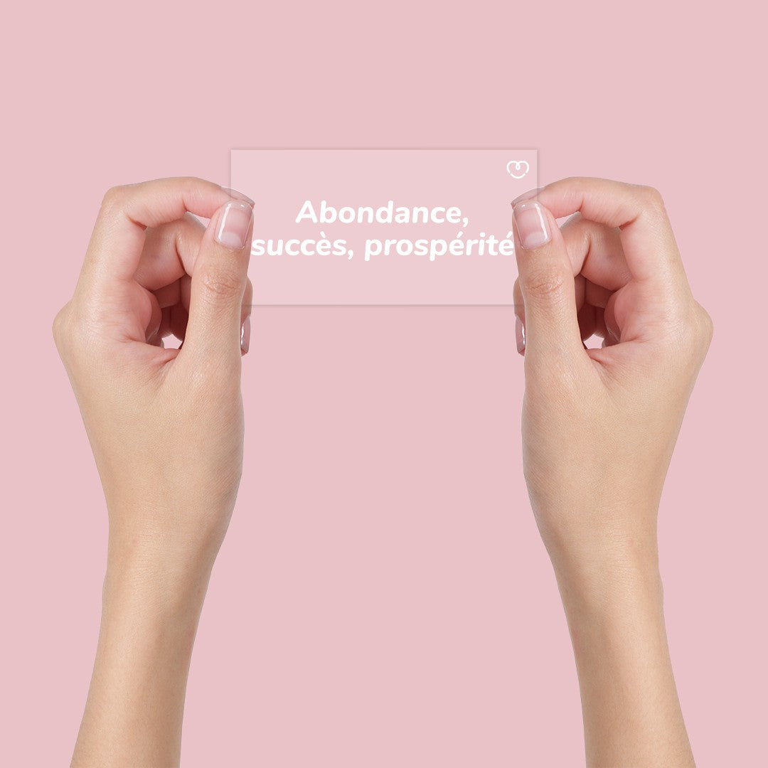 AUTOCOLLANT INSPIRANT STATIQUE ABONDANCE, SUCCÈS, PROSPÉRITÉ