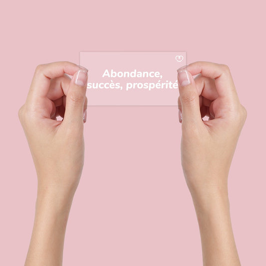 AUTOCOLLANT INSPIRANT STATIQUE ABONDANCE, SUCCÈS, PROSPÉRITÉ