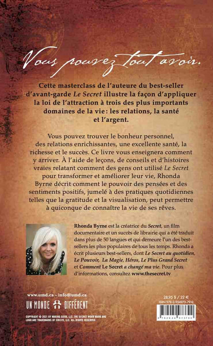 LE SECRET DE L'AMOUR, DE LA SANTÉ ET DE L'ARGENT