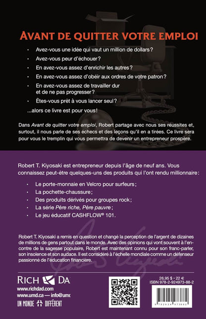 AVANT DE QUITTER VOTRE EMPLOI